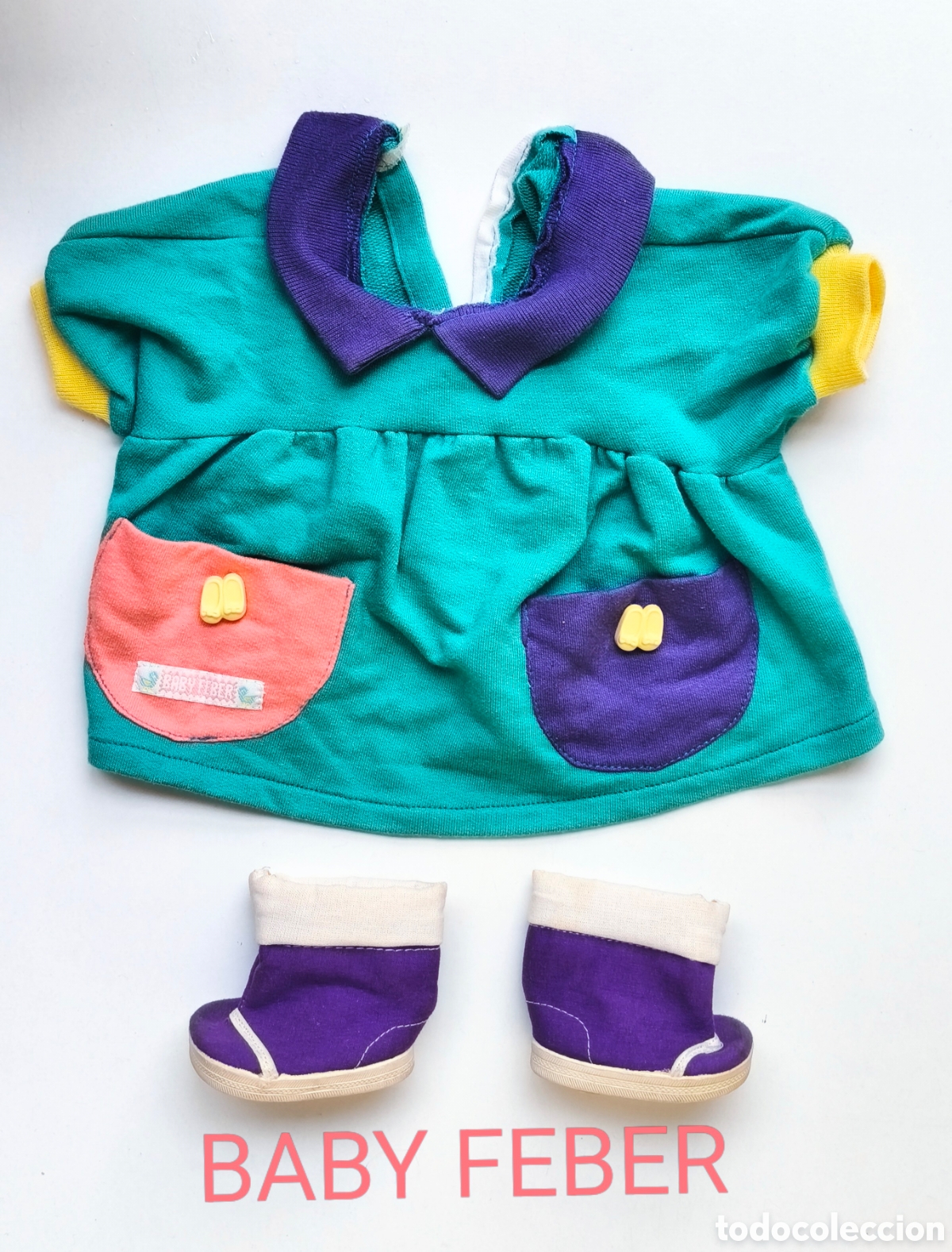 Vestidos mu&ntilde;ecas espa&ntilde;olas: BABY FEBER CONJUNTO A&Ntilde;OS 80