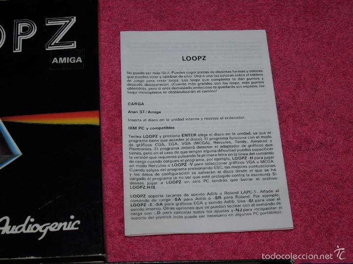 Videojuegos y consolas: COMMODORE AMIGA LOOPZ BY SYSTEM 4 VERSION ESPA&Ntilde;OLA - Foto 3