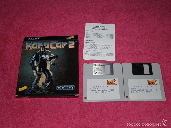 Videojuegos y consolas: COMMODORE AMIGA ROBOCOP 2 1990 BY ERBE OCEAN VERSION ESPA&Ntilde;OLA - Foto 1