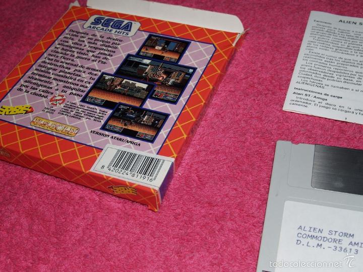 Videojuegos y consolas: COMMODORE AMIGA ALIEN STORM 1991 BY ERBE VERSION ESPA&Ntilde;OLA - Foto 3