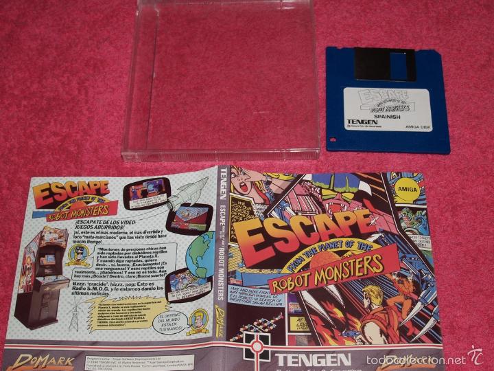 Videogiochi e Consoli: COMMODORE AMIGA ESCAPE FROM THE PLANET OF THE ROBOT MONSTERS VERSION ESPA&Ntilde;OLA