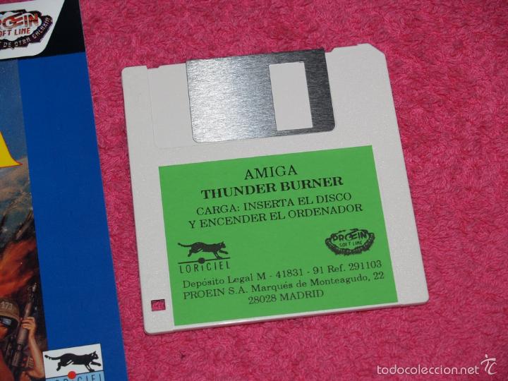 Videojuegos y consolas: COMMODORE AMIGA THUNDER BURNER 1991 BY LORICIEL VERSI&Oacute;N ESPA&Ntilde;OLA - Foto 2