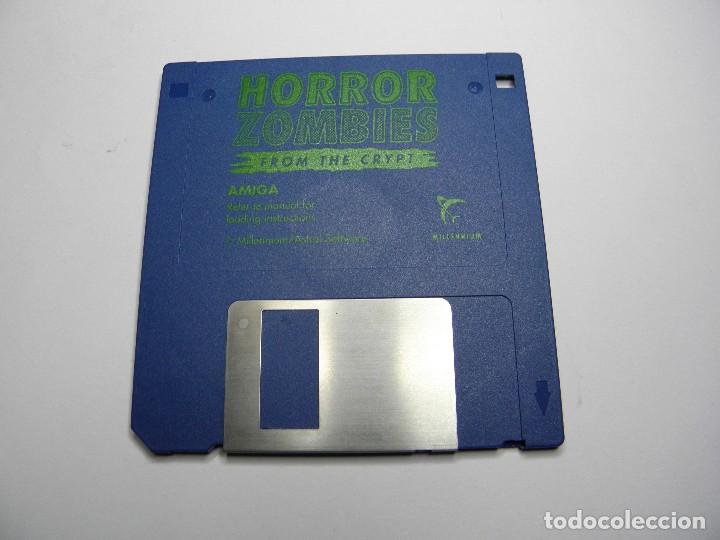 Videojuegos y consolas: JUEGO HORROR ZOMBIES FRONT THE CRYPT AMIGA COMMODORE - Foto 1