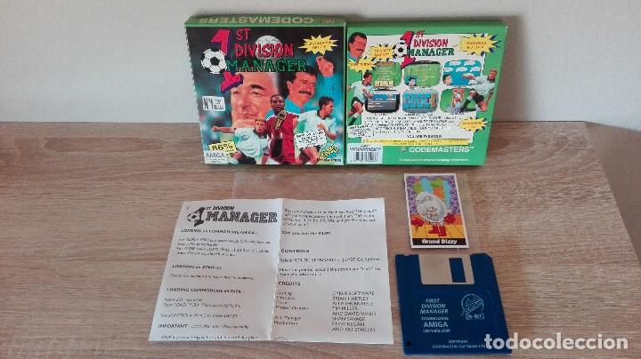 Videojuegos y consolas: 1ST.DIVISION MANAGER-COMMODORE AMIGA-CODEMASTERS-A&Ntilde;O 1991-BOX A ESTRENAR - Foto 6