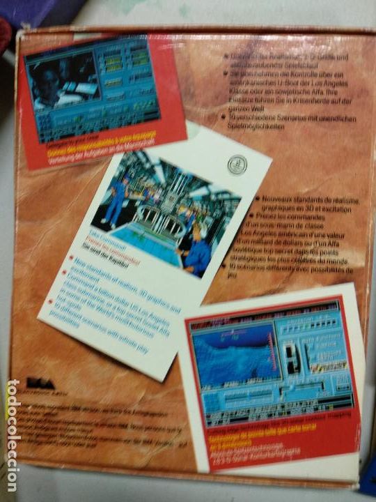 Videojuegos y consolas: 688 attack sub - Amiga Commodore - Foto 2