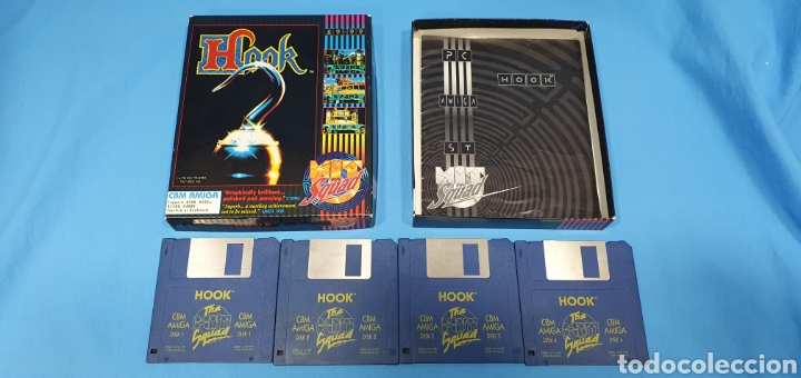 Videojuegos y consolas: HOOK - THE SQUAD - CBM AMIGA - DISK 1/2/3 y 4 - Foto 2