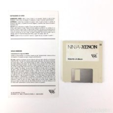 Videojuegos y Consolas: NINJA MISSION + XENON · DRO SOFT / MASTERTRONIC 1987 JUEGO RETRO VINTAGE DISKETTE 3½ COMMODORE AMIGA. Lote 243064670