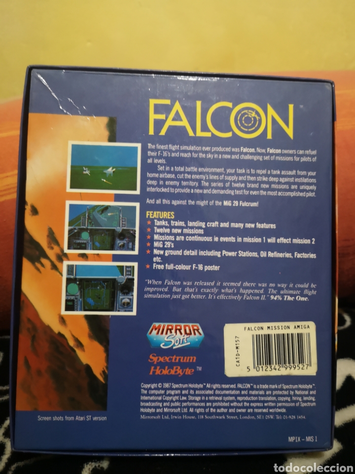 Videojuegos y consolas: Falcon the mission disk Commodore Amiga. - Foto 2