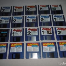 Videojuegos y Consolas: LOTE DE 20 DISCOS 3 1/2 ” DE COMMODORE AMIGA SHOPPER 1993 - 1994 - 1995. Lote 343991683