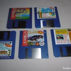 Videojuegos y Consolas: LOTE DE 5 DISCOS 3 1/2 ” DE COMMODORE AMIGA COMPUTING. Lote 343993098