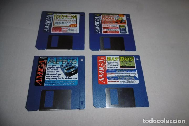 Videojuegos y consolas: Lote de 4 Discos 3 1/2 &rdquo; de Commodore Amiga COMPUTING 1993 - Foto 1