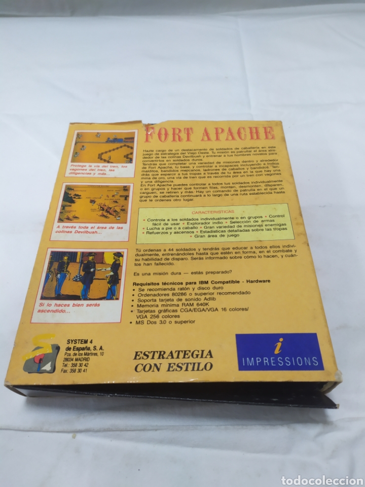 Videojuegos y consolas: Fort Apache, versi&oacute;n para Amiga, disco de 3 1/2&rdquo;, 1991 - Foto 2