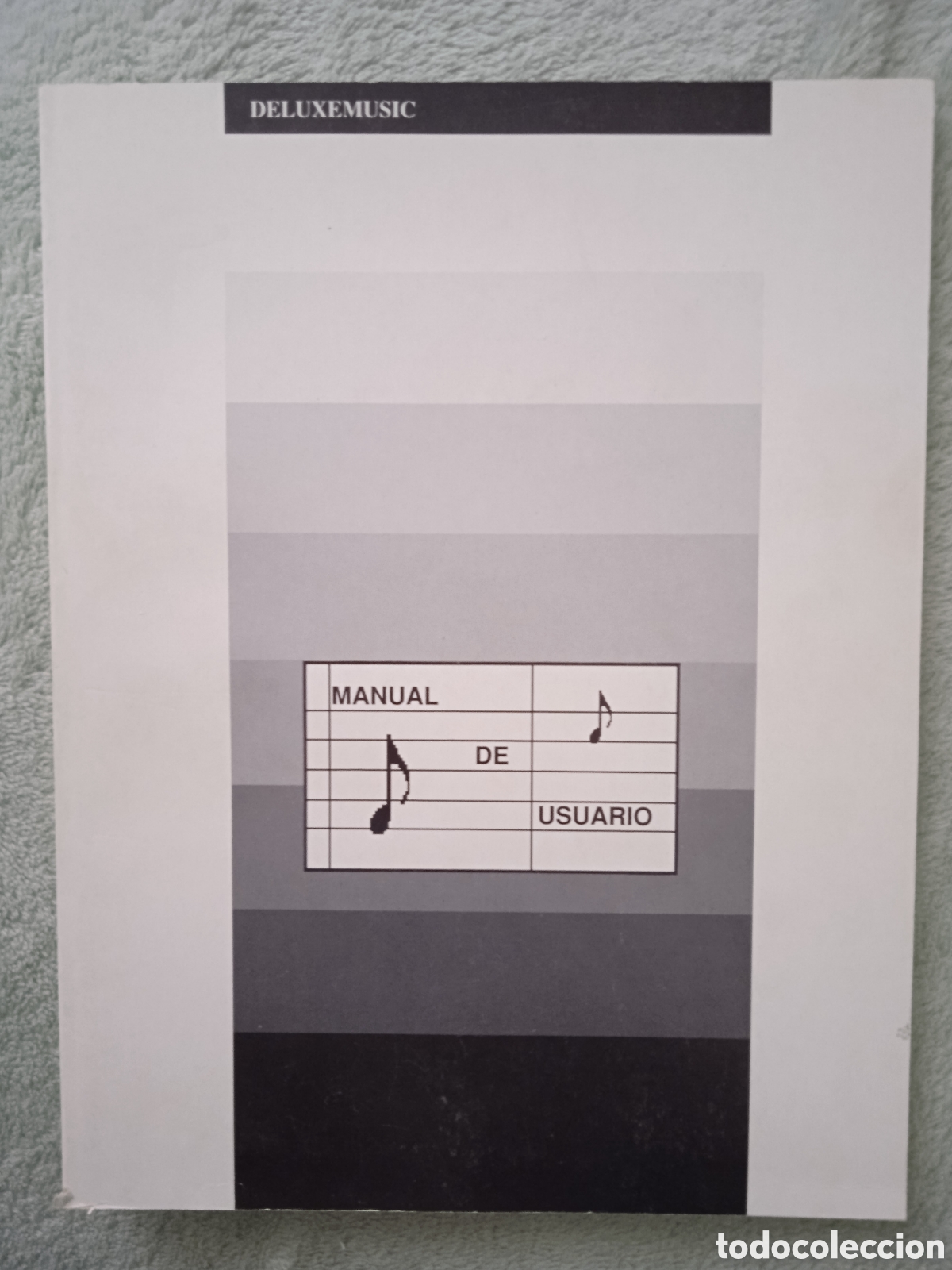 Videojuegos y consolas: Manual Deluxe Music Commodore Amiga - Foto 1