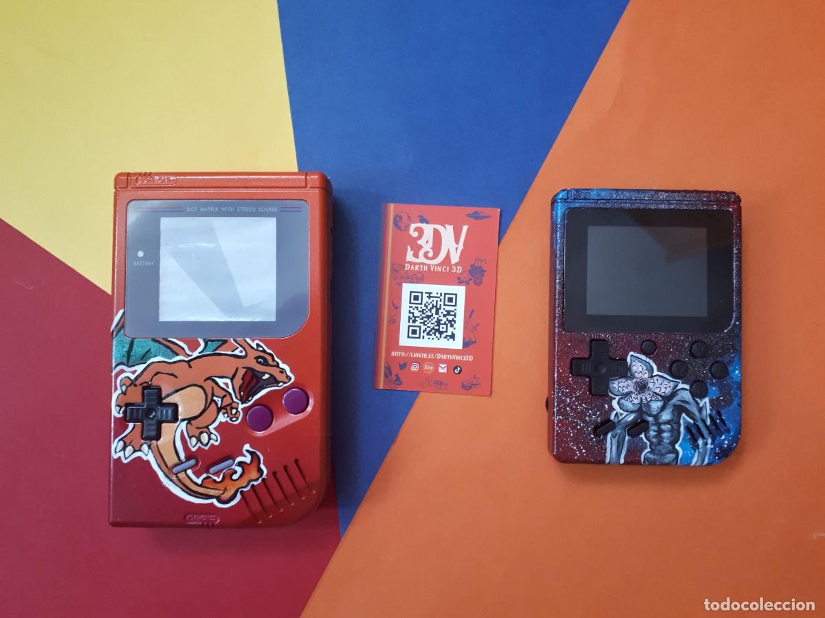 Videojuegos y consolas: Game boy custom pokemon charizard Carcasa - Foto 1