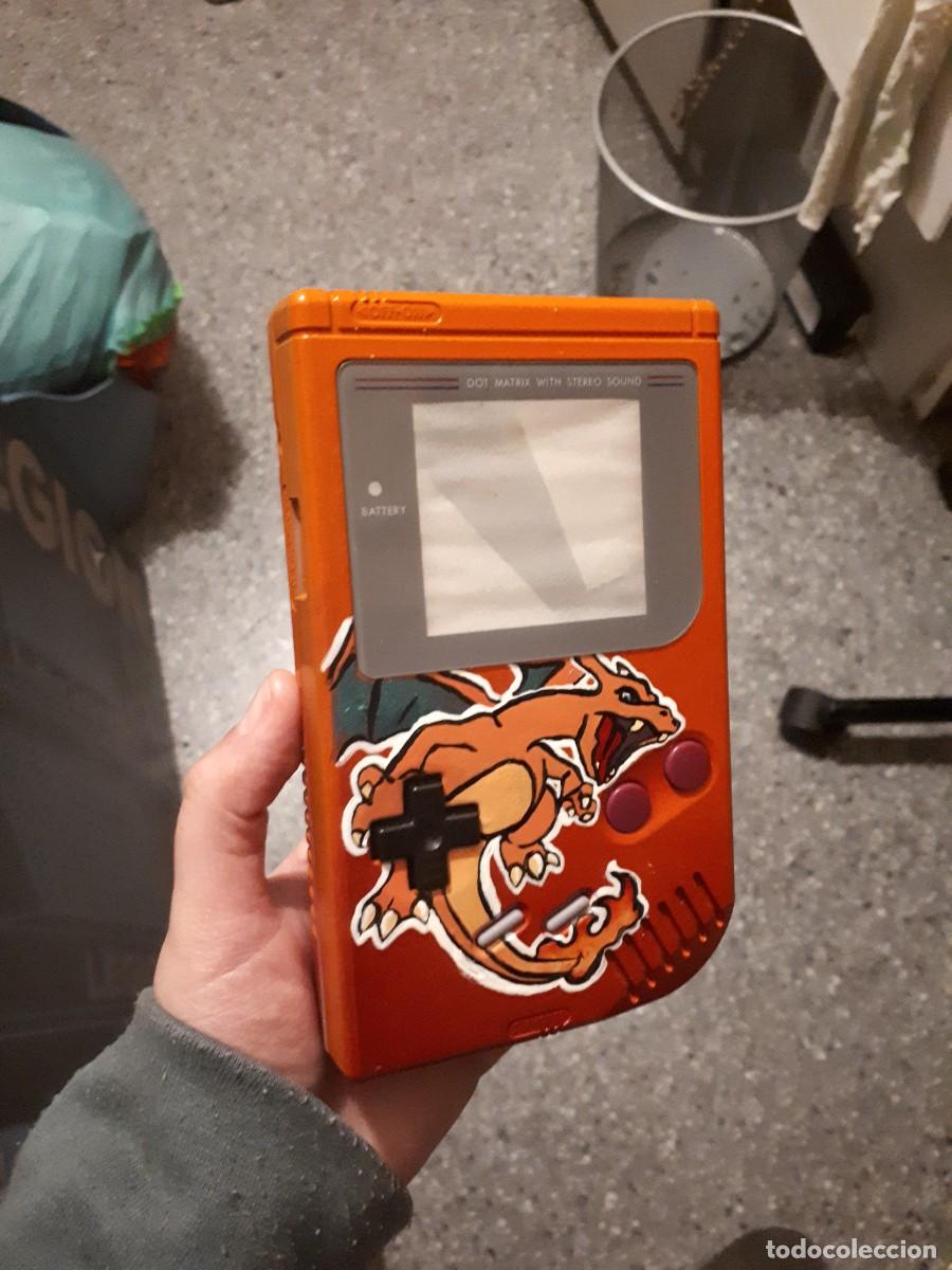 Videojuegos y consolas: Game boy custom pokemon charizard Carcasa - Foto 3