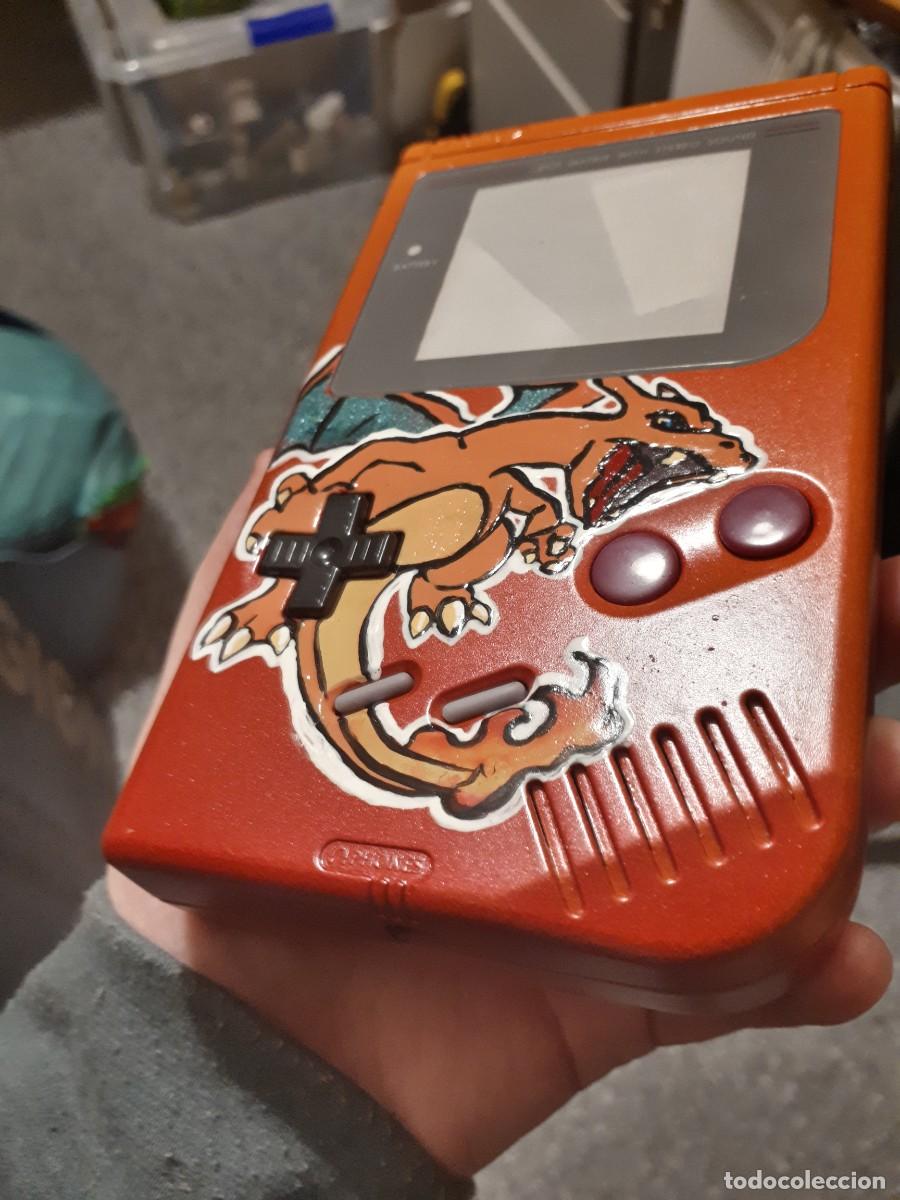 Videojuegos y consolas: Game boy custom pokemon charizard Carcasa - Foto 4