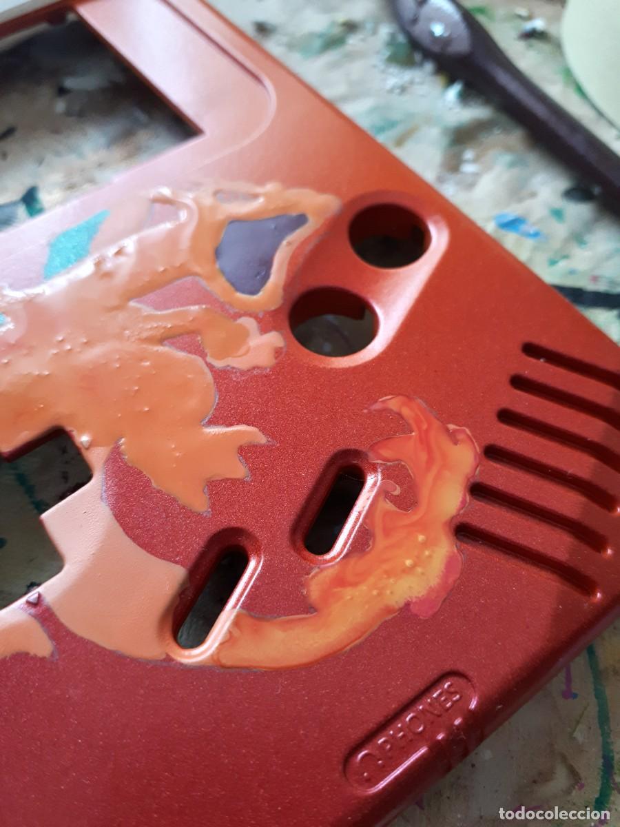 Videojuegos y consolas: Game boy custom pokemon charizard Carcasa - Foto 6