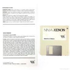 Videojuegos y Consolas: NINJA MISSION + XENON · DRO SOFT / MASTERTRONIC 1987 JUEGO RETRO VINTAGE DISKETTE 3½ COMMODORE AMIGA