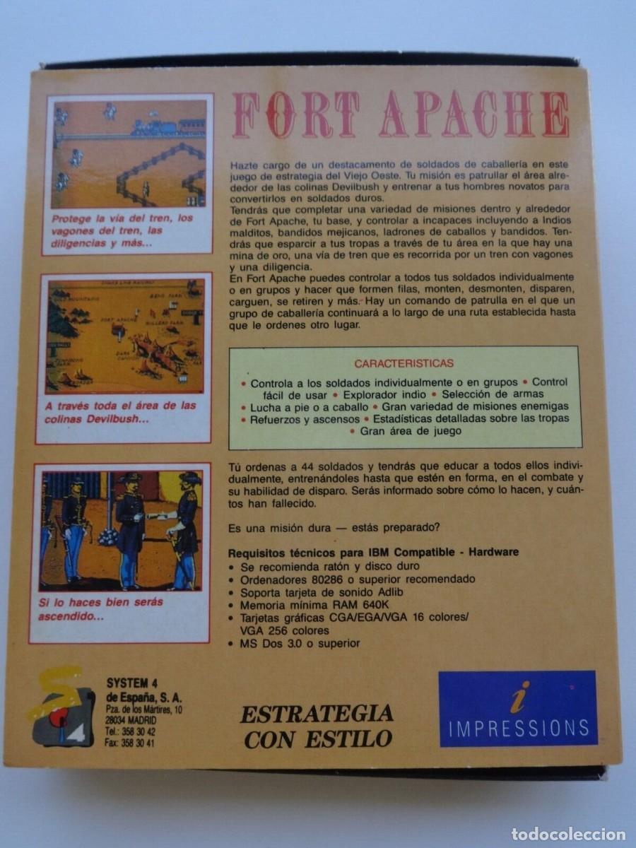 Videojuegos y consolas: FORT APACHE COMMODORE AMIGA - Foto 2