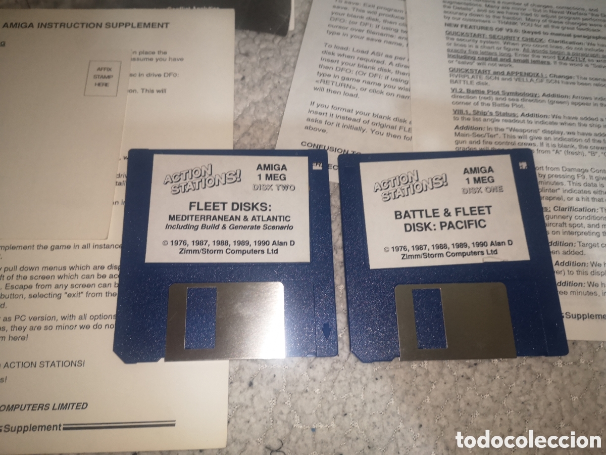 Videojuegos y consolas: Action Stations Commodore Amiga - Foto 2