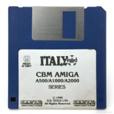 Videojuegos y Consolas: ITALY 1990 U.S. GOLD FUTBOL SOCCER CALCIO A2000 VIDEOJUEGO RETRO ITALIA 90 COMMODORE AMIGA DISKETTE