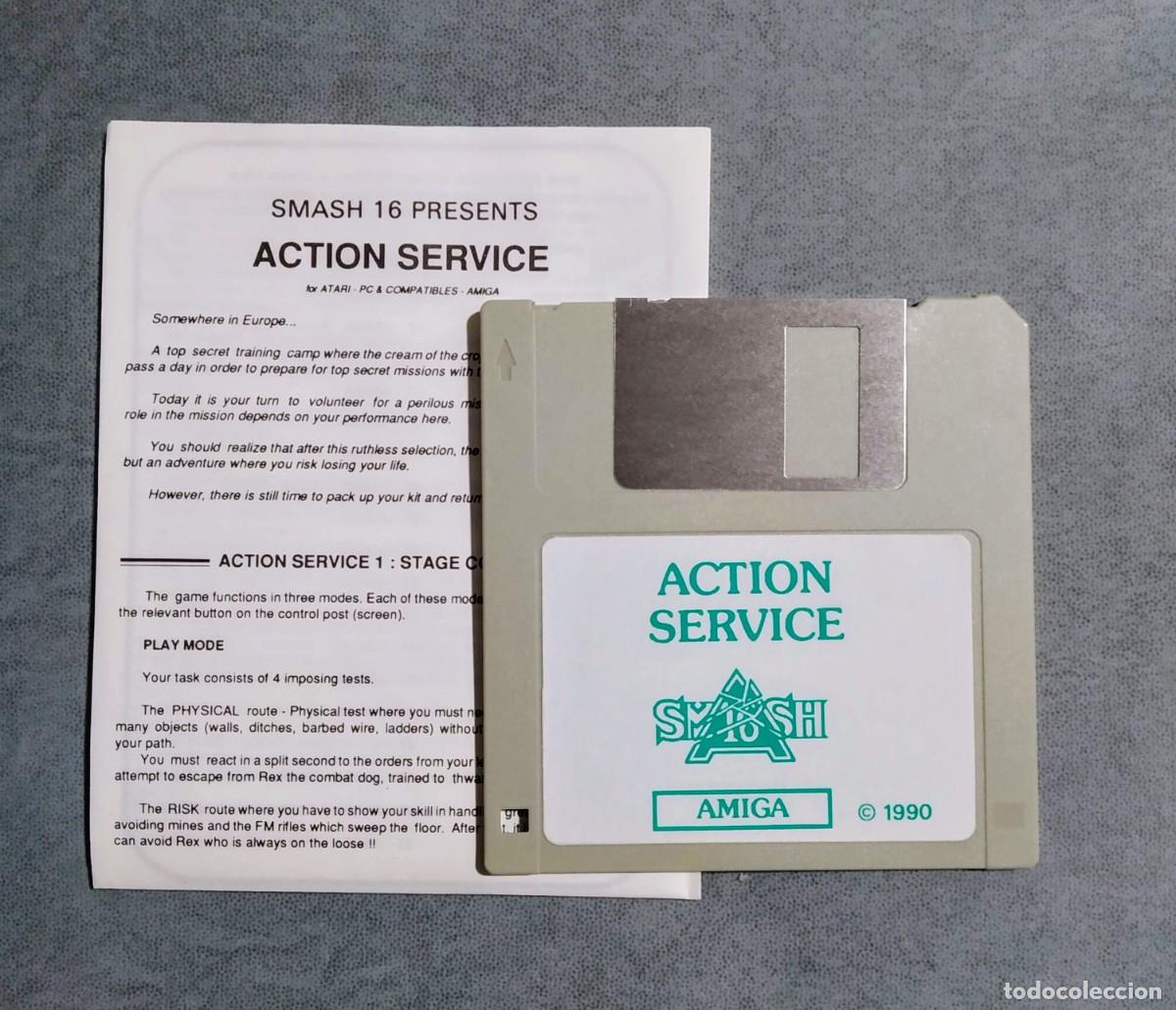 Videojuegos y consolas: ACTION SERVICE. INFOGRAMES. COMMODORE AMIGA. - Foto 4