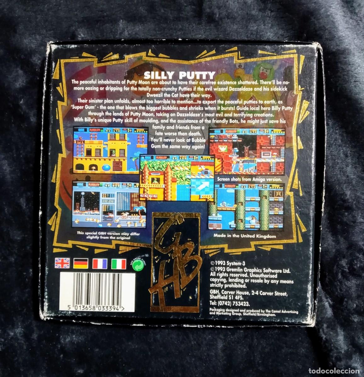 Videojuegos y consolas: SILLY PUTTY. SYSTEM 3 - GREMLIN GRAPHICS. COMMODORE AMIGA. - Foto 2