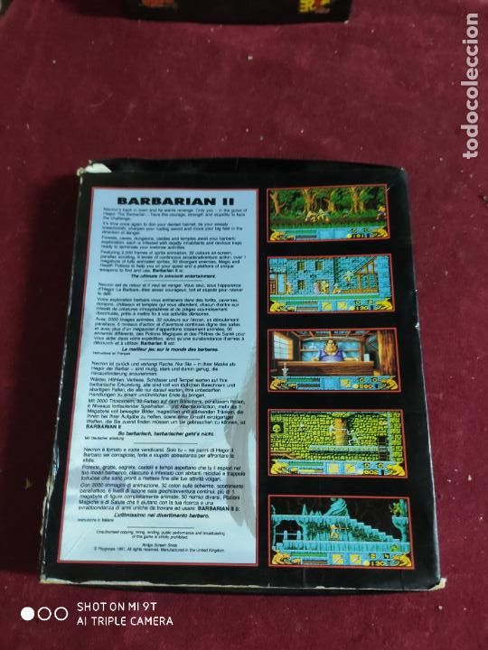 Videojuegos y consolas: barbarian II para commodore amiga 1991 diskette - Foto 3