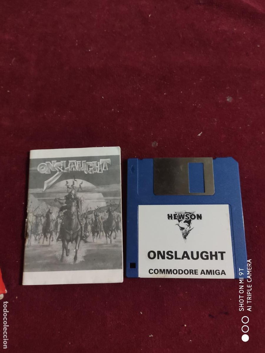 Videojuegos y consolas: ONSLAUGHT PARA COMMODORE AMIGA DISQUETE - Foto 6
