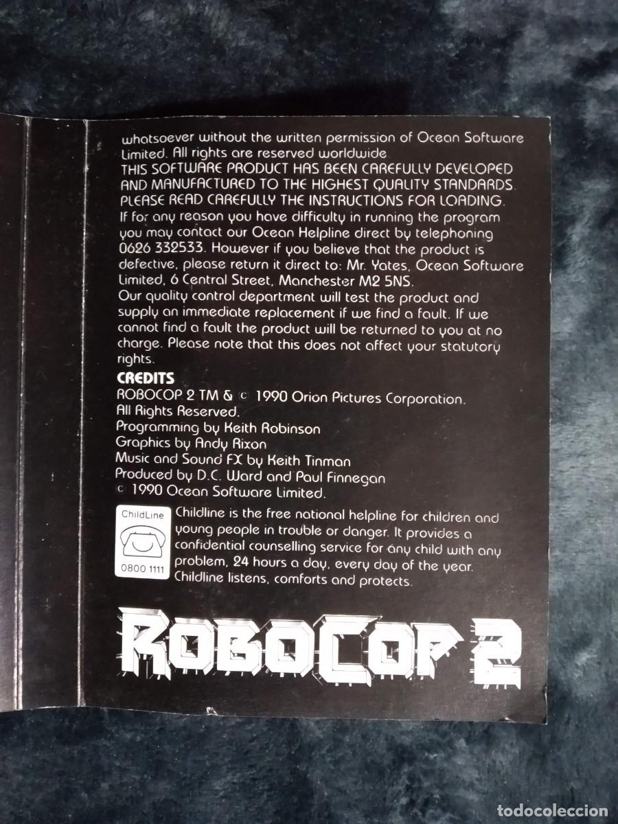 Videojuegos y consolas: ROBOCOP 2. OCEAN. COMMODORE AMIGA. - Foto 12