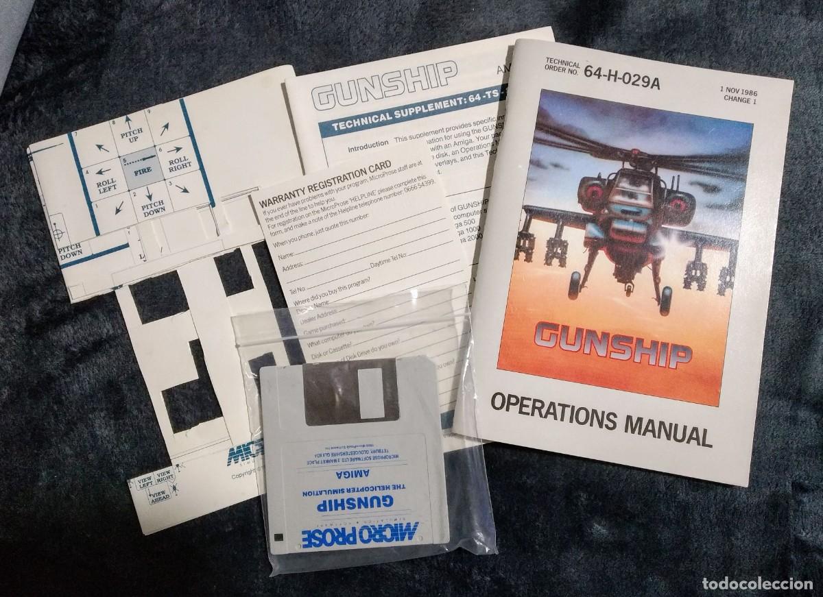 Videojuegos y consolas: GUNSHIP. MICROPROSE. COMMODORE AMIGA - Foto 9
