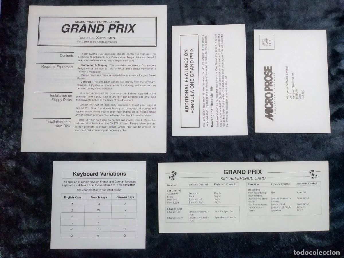 Videojuegos y consolas: FORMULA ONE GRAND PRIX. MICROPROSE. COMMODORE AMIGA - Foto 12