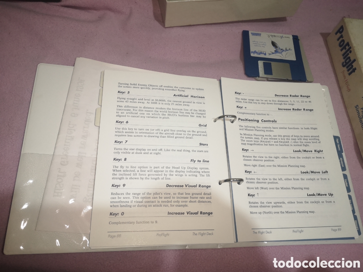 Videojuegos y consolas: ProFlight de HiSoft AMIGA - Simulador de tornados - Foto 6