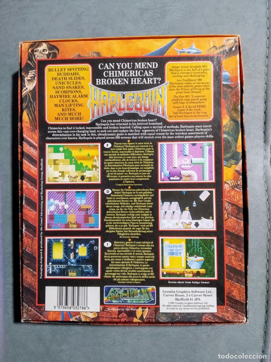 Videojuegos y consolas: HARLEQUIN. GREMLIN GRAPHICS. COMMODORE AMIGA. &iexcl;FUNCIONANDO! - Foto 2