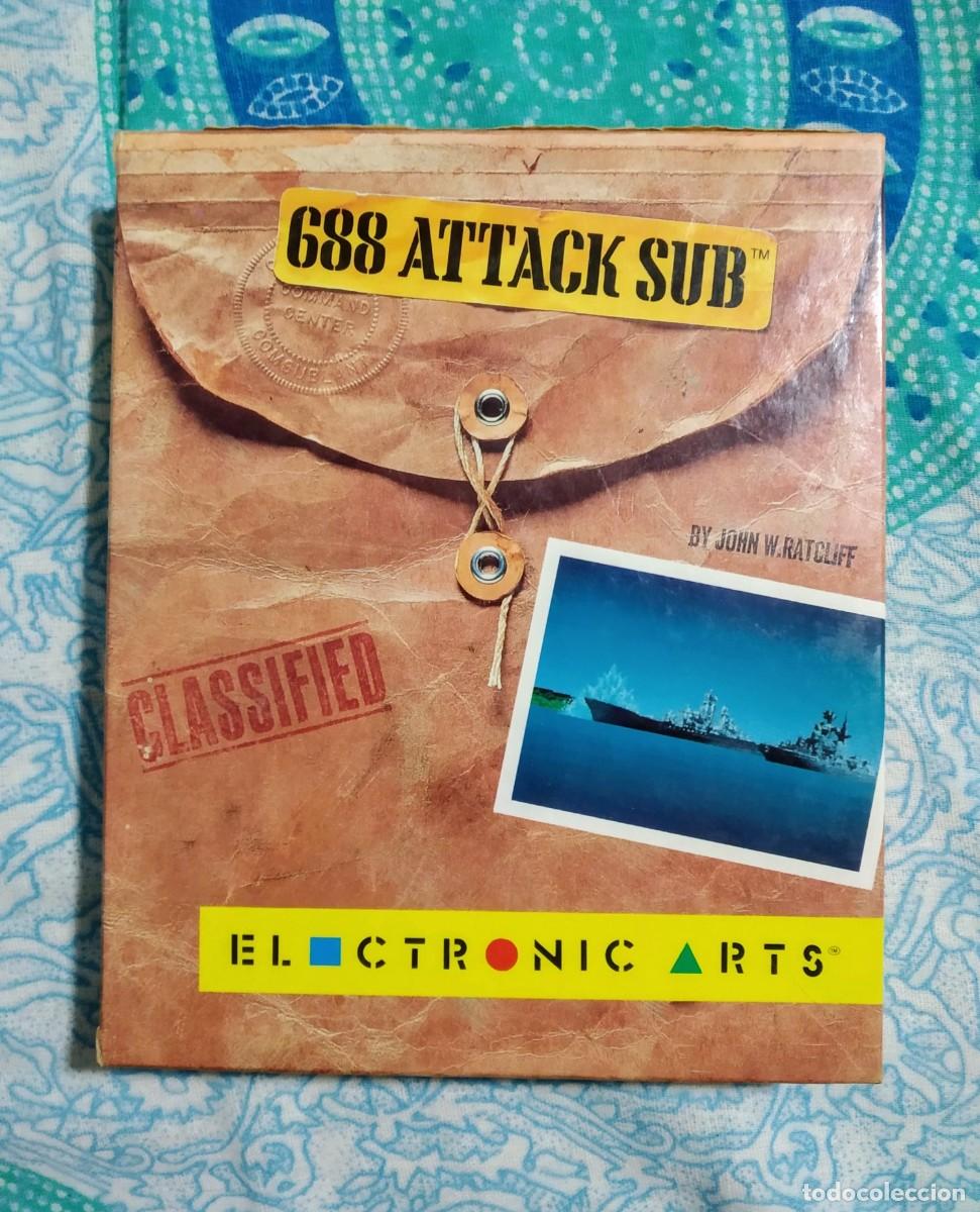 Videojuegos y consolas: 688 ATTACK SUB. ELECTRONIC ARTS. COMMODORE AMIGA. &iexcl;FUNCIONANDO! - Foto 1