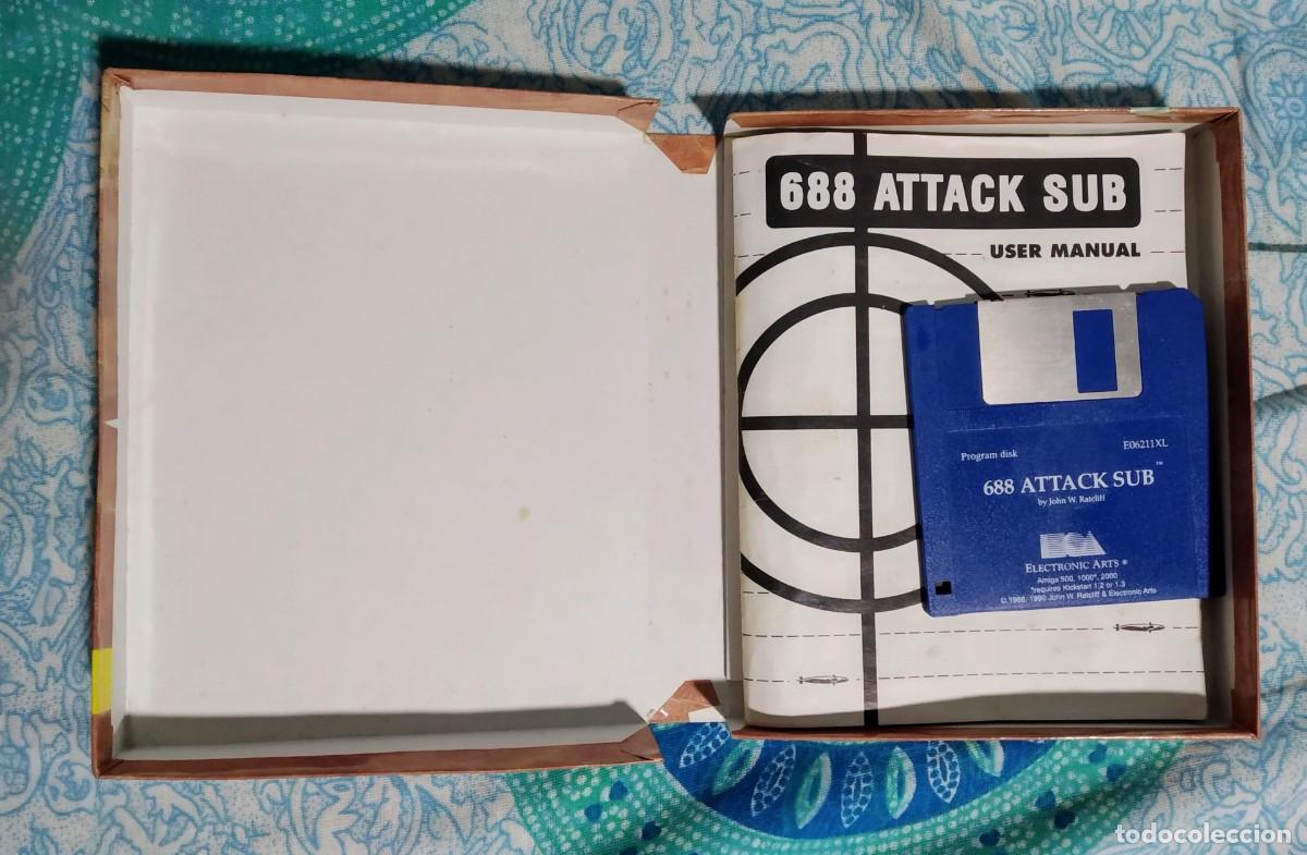 Videojuegos y consolas: 688 ATTACK SUB. ELECTRONIC ARTS. COMMODORE AMIGA. &iexcl;FUNCIONANDO! - Foto 8