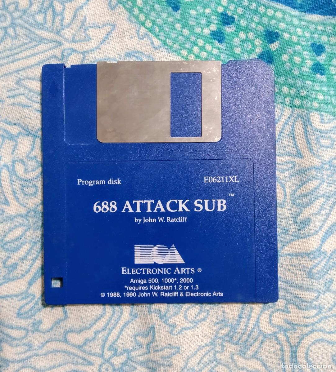 Videojuegos y consolas: 688 ATTACK SUB. ELECTRONIC ARTS. COMMODORE AMIGA. &iexcl;FUNCIONANDO! - Foto 15