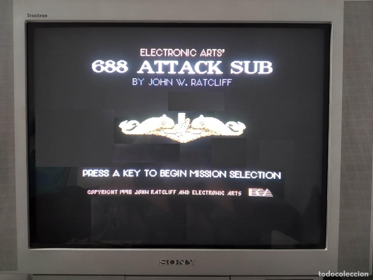 Videojuegos y consolas: 688 ATTACK SUB. ELECTRONIC ARTS. COMMODORE AMIGA. &iexcl;FUNCIONANDO! - Foto 17
