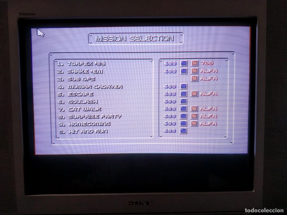 Videojuegos y consolas: 688 ATTACK SUB. ELECTRONIC ARTS. COMMODORE AMIGA. &iexcl;FUNCIONANDO! - Foto 18