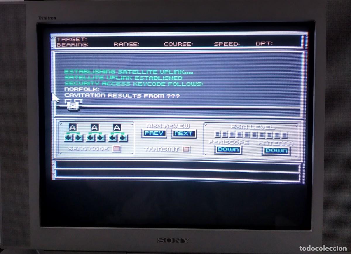 Videojuegos y consolas: 688 ATTACK SUB. ELECTRONIC ARTS. COMMODORE AMIGA. &iexcl;FUNCIONANDO! - Foto 20