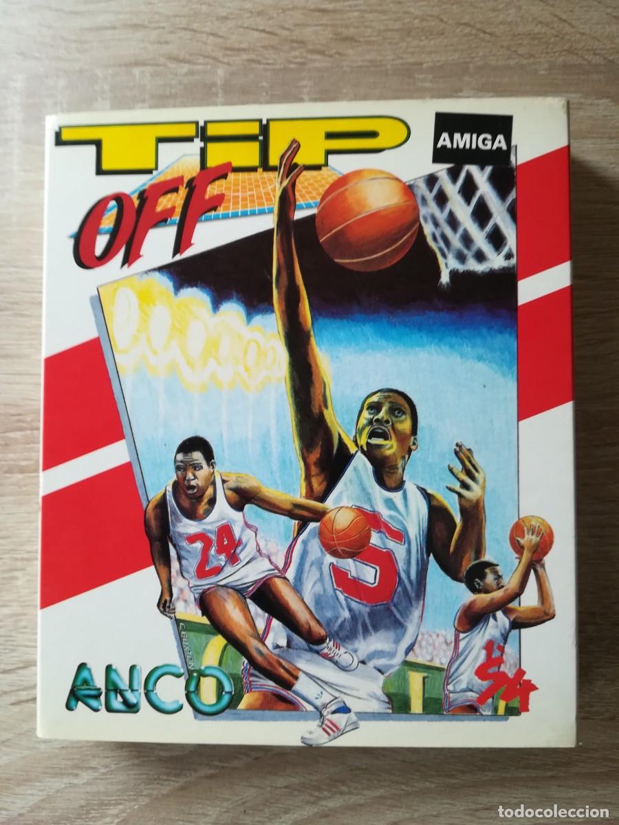 Videojuegos y consolas: TIP OFF - COMMODORE AMIGA - CAJA CART&Oacute;N - ANCO SOFTWARE LTD. - A&Ntilde;O 1991. - Foto 1