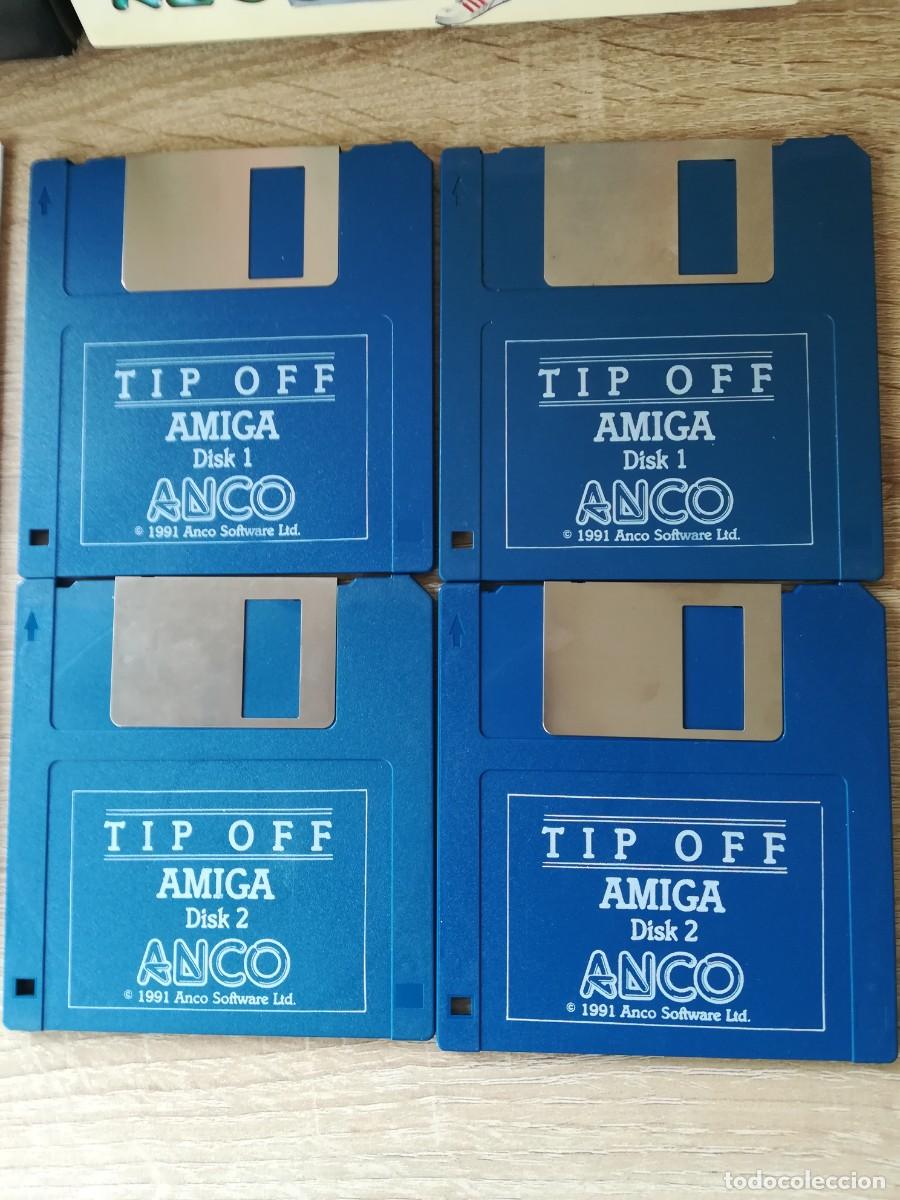 Videojuegos y consolas: TIP OFF - COMMODORE AMIGA - CAJA CART&Oacute;N - ANCO SOFTWARE LTD. - A&Ntilde;O 1991. - Foto 2