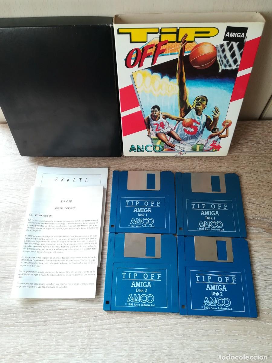 Videojuegos y consolas: TIP OFF - COMMODORE AMIGA - CAJA CART&Oacute;N - ANCO SOFTWARE LTD. - A&Ntilde;O 1991. - Foto 7
