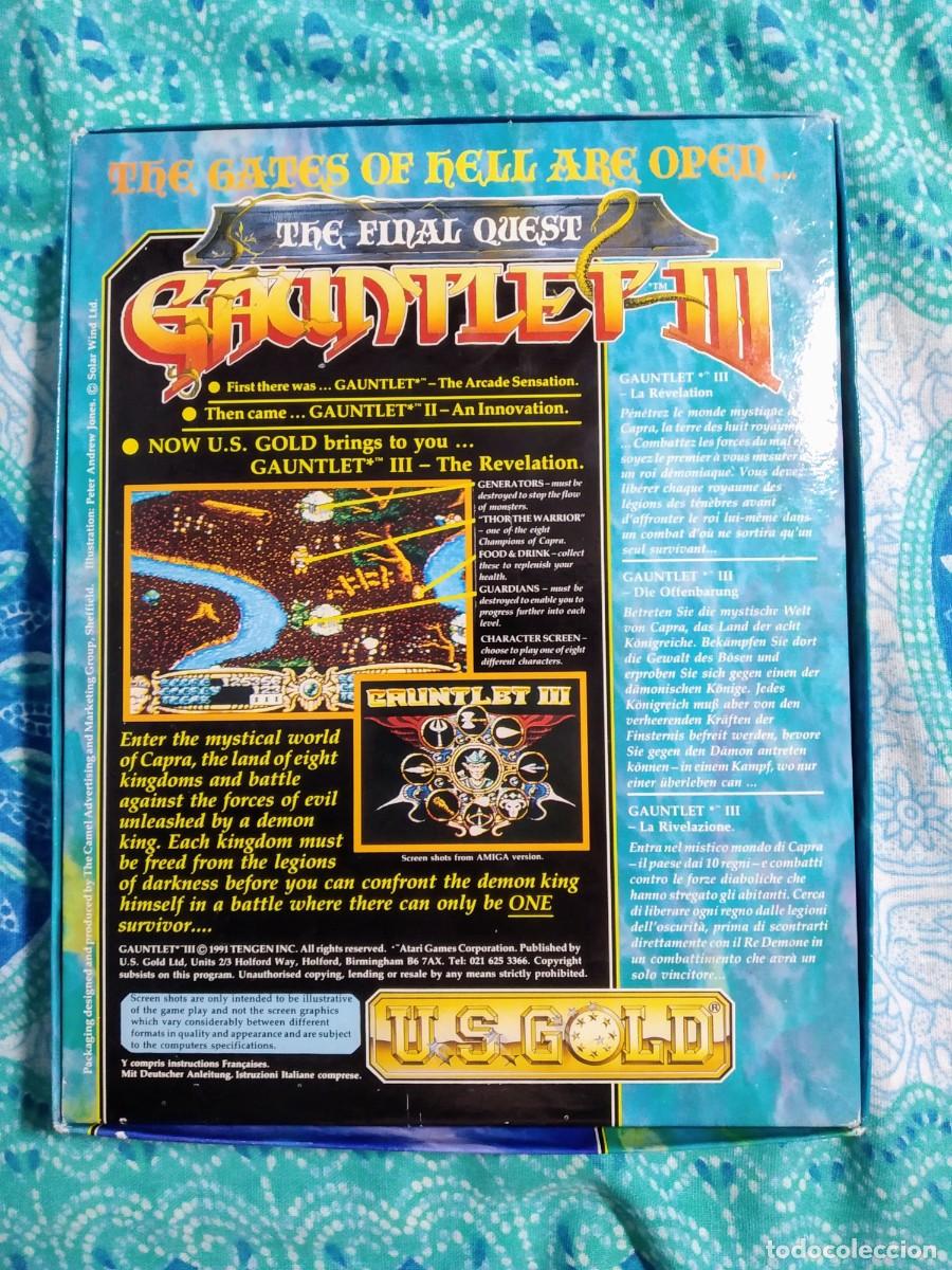 Videojuegos y consolas: GAUNTLET III: THE FINAL QUEST. TENGEN. COMMODORE AMIGA. &iexcl;PROBADO Y FUNCIONANDO! - Foto 2