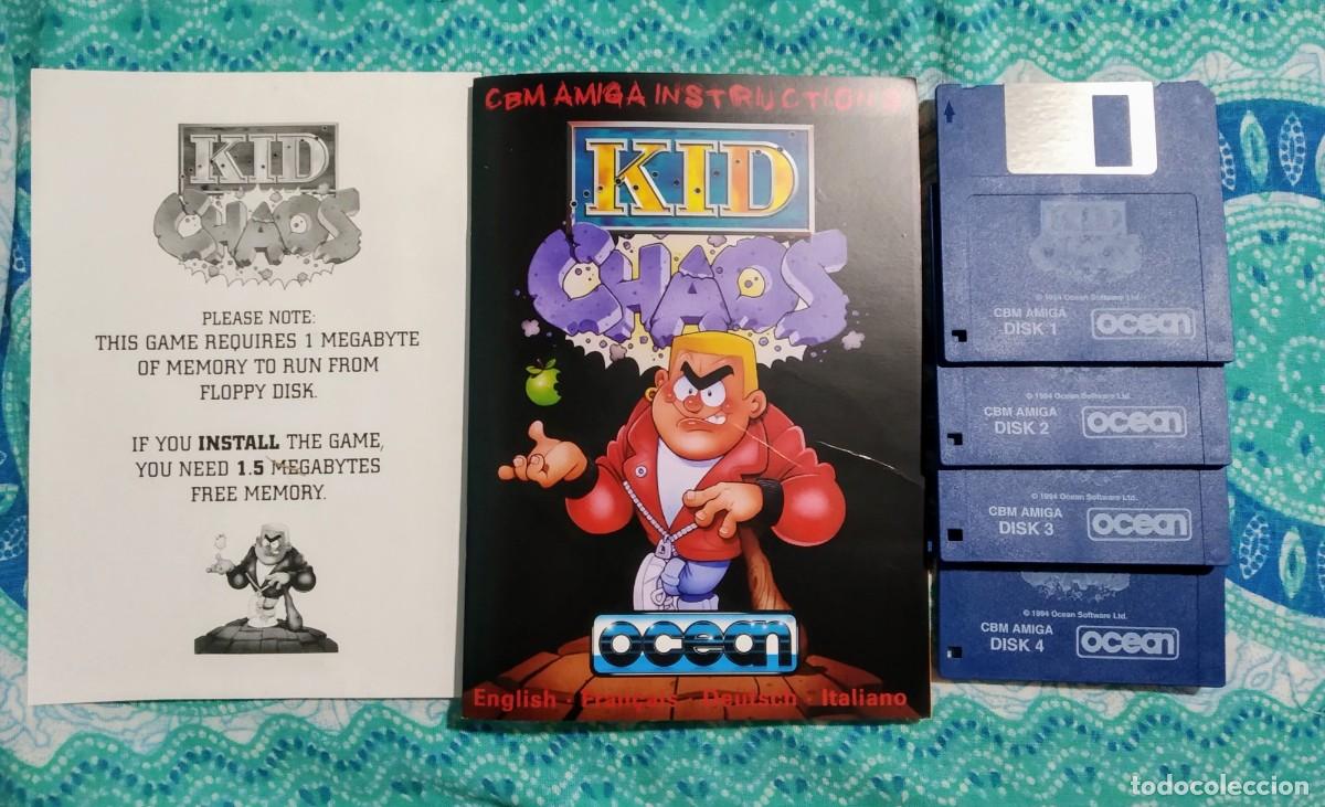 Videojuegos y consolas: KID CHAOS. OCEAN. COMMODORE AMIGA. &iexcl;PROBADO Y FUNCIONANDO! - Foto 9
