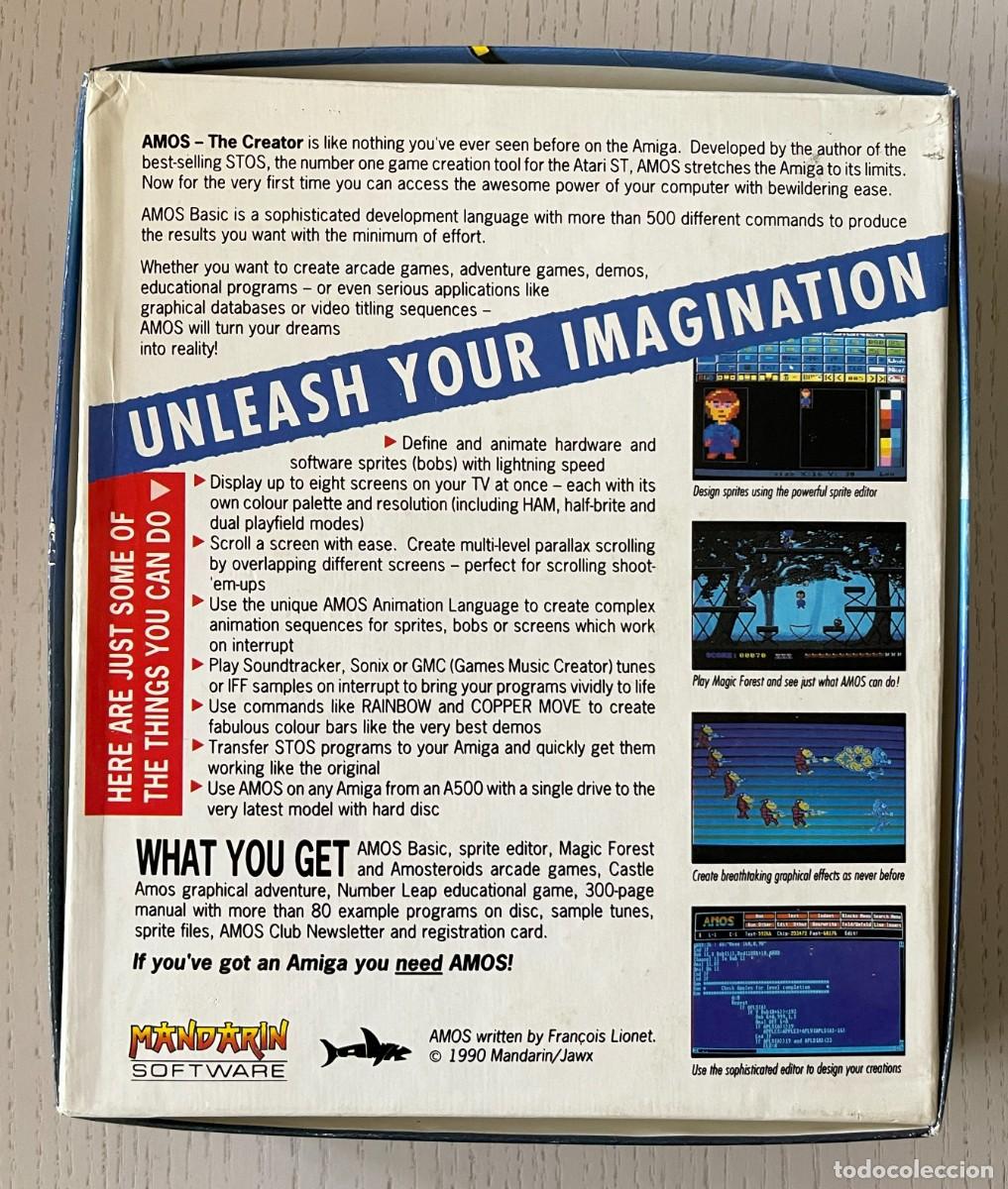 Videojuegos y consolas: COMMODORE AMIGA 500 &ndash; AMOS THE CREATOR &ndash; MANDARIN SOFTWARE 1990 - FUNCIONANDO - Foto 2