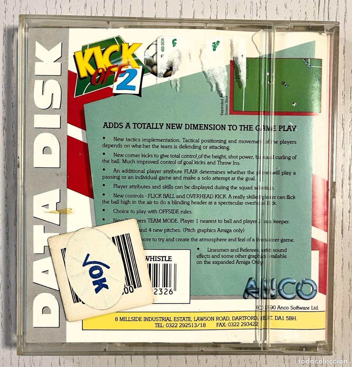 Videojuegos y consolas: THE FINAL WHISTLE-DATA DISK KICK OFF 2-COMMODORE AMIGA-ANCO-A&Ntilde;O 1990 - FUNCIONANDO - Foto 2