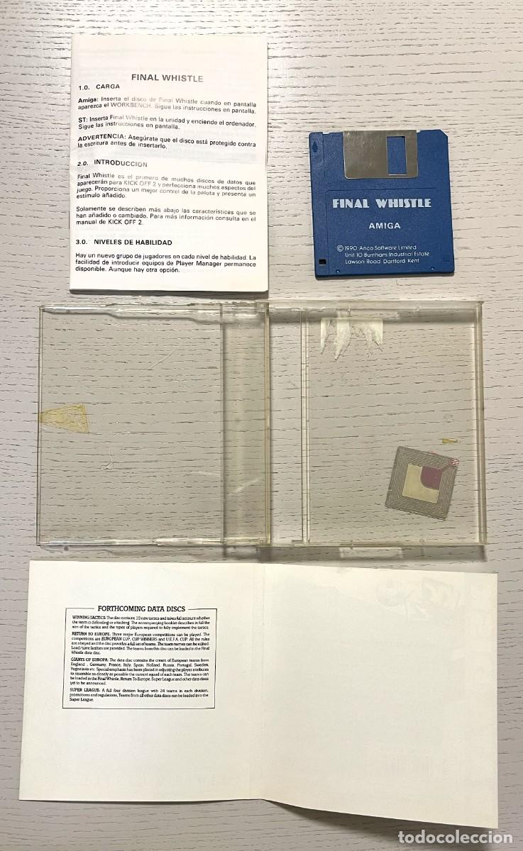 Videojuegos y consolas: THE FINAL WHISTLE-DATA DISK KICK OFF 2-COMMODORE AMIGA-ANCO-A&Ntilde;O 1990 - FUNCIONANDO - Foto 4