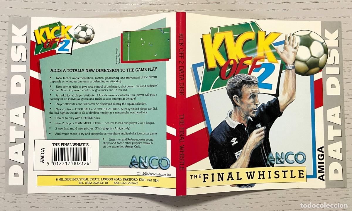 Videojuegos y consolas: THE FINAL WHISTLE-DATA DISK KICK OFF 2-COMMODORE AMIGA-ANCO-A&Ntilde;O 1990 - FUNCIONANDO - Foto 5