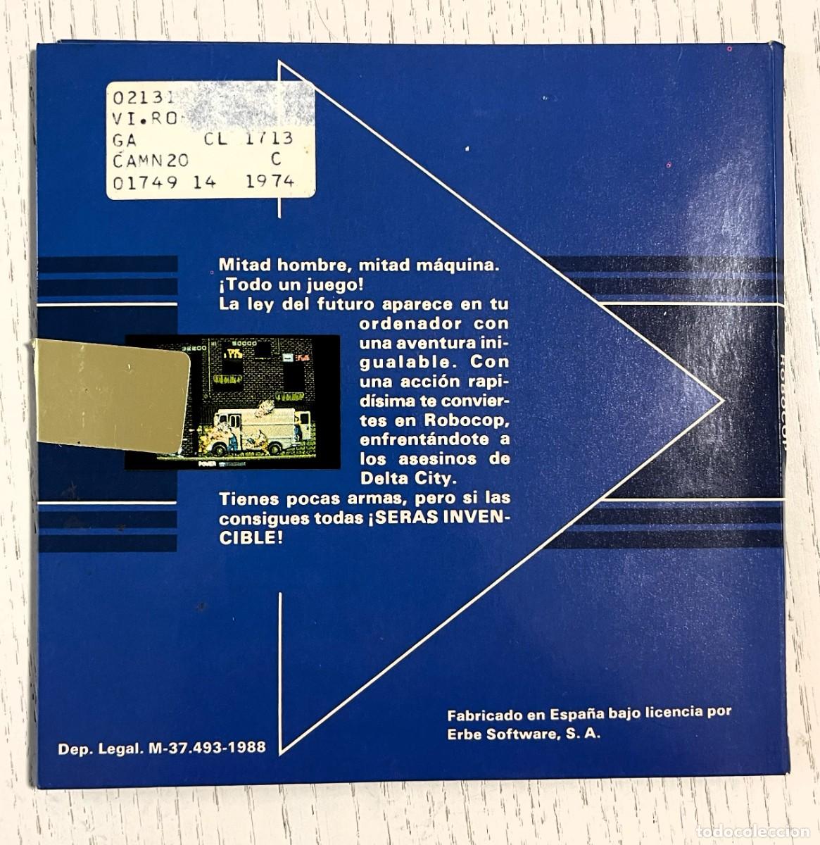 Videojuegos y consolas: ROBOCOP &ndash; COMMODORE AMIGA &ndash; OCEAN &ndash; ERBE - 1988 - FUNCIONANDO - Foto 2